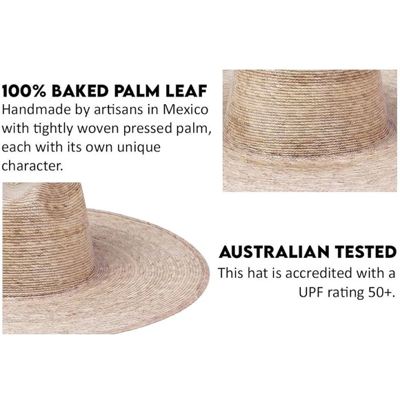 Lack of Color Palma Wide Fedora Straw Beach Hat main image 7